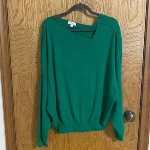 Umgee Kelly green Umgee off the shoulder sweater Rayon/Viscose Blend Soft Large